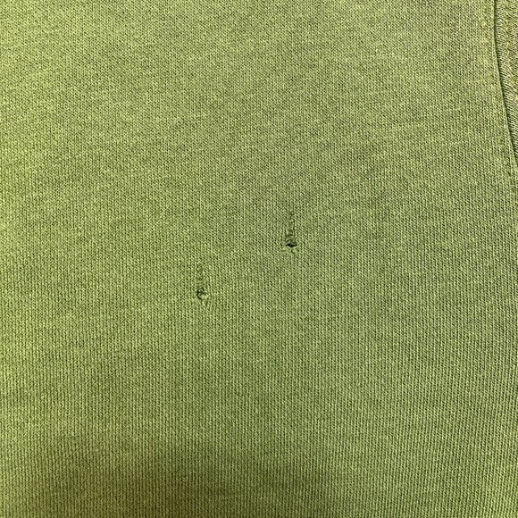 VintageN ike Sweatshirt Men's S Army Green Swoosh Pullover Crewneck Y2K - Picture 10 of 13